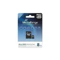 MediaRange - Flash-Speicherkarte (microSDHC/SD-Adapter inbegriffen) - 8GB - Class 10 - microSDHC - Schwarz (MR957)