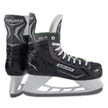 Bauer Herren Schlittschuhe X-LS für Eishockey, Eislaufschuhe Größe 47 Edelstahlkufen, schwarz