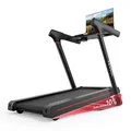 YESOUL T3 PLUS 21,5" FHD Laufband mit 10% automatischer Steigung, bürstenlosem Motor, 360° drehbarem Bildschirm & er Spiegelung, klappbar - Schwarz