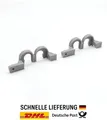 2x Ersatz Gleiter Rollenhalter Grau passend für IKEA Kvartal Gardinen Halterung
