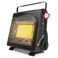 EVOCAMP Tragbare Gasheizung, Camping Heizung 1,7 kW, multifunktionale Keramikheizung, perfekte Gasheizung für den Outdoor-Einsatz mit ODS (Sauerstoffmangelsicherung), Heizstrahler, Zeltheizung