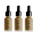 NYX Professional Makeup Total Control Drop Foundation 13ml - 17 Cappuccino x3
