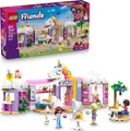 LEGO Friends Einhorn-Traumcafé - Spielzeug Kuchenladen mit 3 Mini Puppen, Kasse & Spielzeug Lebensmittelzubehör inkl. Cupcakes - Geburtstagsgeschenk für Mädchen ab 6 Jahren - 42684