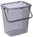 plast team Waschmittelbox, 10 Liter, grau-transparent