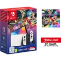 Nintendo Switch OLED-Modell (weiss) - Mario Kart 8 Deluxe + Switch Online - Mitgliedschaft (12 Monat (10014334)