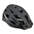 FISCHER Erwachsene Fahrradhelm, Radhelm, Cityhelm Urban Levin, L/XL, 58-61cm, grau, mit beleuchtetem Innenring-System