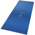 VOUNOT Poolabdeckung rechteckig, Pool Abdeckplane aus Polyethylen 160 g/m² mit Abflussnetz, Doppelte Poolplane Wasserdicht Schimmelresistent Reißfest mit Aluminiumösen 8X14m, Blau