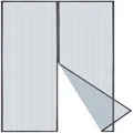 Apalus Magnetvorhang Balkontür 140x240cm Klebefixierung Kinderleicht