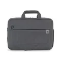 Tucano Loop Laptoptasche/Schultertasche für 13 Zoll Notebook/Tablet/Netbook/Laptop/Ultrabook/MacBook | Außentasche Reißverschluss - schwarz-grau