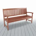 Garden Pleasure Gartenbank STOCKHOLM 3-Sitzer 157 cm Holzbank Parkbank