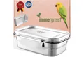 immer Lunchbox Edelstahl Brotdose "EasyLock" 800 ml - BPA-freie Lunchbox ohne Plastik, Edelstahl