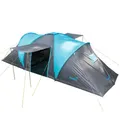 Skandika Kuppelzelt Hammerfest für 6 Personen | Campingzelt mit 2 m Stehhöhe, 2 Schlafkabinen, 2 Eingänge, Moskitonetze, Sonnendach, 3000 mm Wassersäule, Zelt zum Campen
