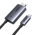 USB C auf HDMI Kabel 100W PD Schnellaufladung 4K@60Hz 1080P@240/120Hz Type C ...