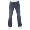 Lee® Bootcut-Jeans Herren Jeanshose Denver Boot Cut Denim Hose mit Stretch blau 40W / 30L