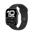 Apple Watch Series 10 GPS 46mm S/M MWWP3QF/A Aluminiumgehäuse Schwarz Sportarmband Schwarz