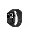 Apple Watch Series 10 GPS 46mm Jet Black Aluminium Case with Sport Band (MWWP3QF/A)