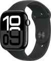 Apple Watch Series 10 46 mm Schwarz Sportarmband S/M MWWP3QF/A