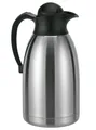 Spetebo Thermobehälter Edelstahl Thermoskanne auslaufsicher - 2 L, Edelstahl / Kunststoff, Kaffee Tee heiß kalt Isolier Kanne