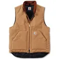 Carhartt Duck Arctic Quilt Lined Weste, braun, Größe XL für Männer