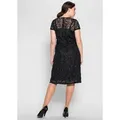 Sheego Etuikleid Cocktailkleid schwarz 58