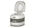 Enders® Campingtoilette Starterset Green Comfort, (Spar-Set, inkl. 0,75L RINSE + 0,75L GREEN + 4 Rollen selbstaufl. Toilettenpapier), Kolbenpumpe, geringes Gewicht, glatte und hygienische Oberfläche