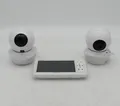 Babysense Babyphone mit 5" HD Split-Screen, 2 HD-Kameras, PTZ-Fernbedienung