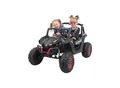 Kinder-Elektroauto UTV Buggy MX Allrad 4x4 (Schwarz)