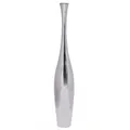 Finebuy Deko-Vase Aluminium Blumenvase Alu-Dekoration Wohndeko Farbe silber