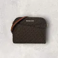 Michael Kors MK Dome Tasche crossbody Umhängetasche Jet Set Travel Braun NEU