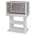 Kerbl Vogelkäfig Fips (L x B x H 100 x 50 x 60 cm, mit Kunststoffwanne) 82911 - Braun