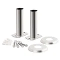 Zelsius Edelstahl Poolleiter Halterung | Ø 40 mm | Flansch Set für Pool Leiter