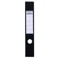 DURABLE Ordneretiketten ORDOFIX schwarz für 7,0 cm Rückenbreite, 10 St.