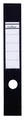 DURABLE 809001 Durable Rückenschilder ORDOFIX® - lang/breit, schwarz, 10 Stück