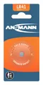 ANSMANN Alkaline Batterie LR41 1,5V AG3, LR736, Taschenrechner, Klingel usw.