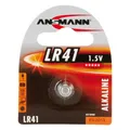 Hückmann - Batterie Knopfzelle 1,5V LR 41 LR41 Bli1 Ansmann