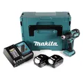 Makita DDF 459 RTJ 18 V Akku Bohrschrauber im Makpac mit 2x 5 Ah Akku, Ladegerät