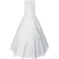 Märchenburg Satinkleid Kommunionkleid, Satinkleid, ÜBERGRÖSSEN f. Starke MÄDCHEN, m. Reifrock - KOMMUNIONKLEID - Kirschblüte 2026 - 146