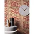 Newroom Vliestapete, Rot Tapete Vintage Teppich - Teppichmuster Teppichoptik Beige Orientalisch Modern für Wohnzimmer Schlafzimmer Küche rot