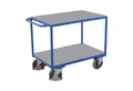 CORDES Transportroller VARIOfit Schwerer Tischwagen mit 2 Zinkblechladeflächen 1.000 x 700 mm