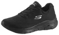 Skechers Damen Arch Fit Big Appeal Trainers, Black Mesh / Trim, 36 EU