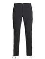 JACK & JONES Herren Cargohose Jpstace Jjtucker AMA Noos, Schwarz/Details: Solide., 31W / 32L