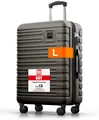Travely Koffer Polycarbonat Koffer L 67cm - Reisekoffer, Hartschalenkoffer, Trolley, 4 Rollen, Designed in Germany, austauschbare Griffe und Rollen
