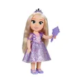 Rapunzel Puppe 35cm, reflektierende Glitzeraugen, bewegliche Gelenke, auszieh...