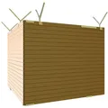 Schake Holz-mobilzaun Aus Massivholz 2,5x2,0m