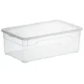 rothopro Clearbox Aufbewahrungsbox mit Deckel Fassungsvermögen: 5,0 l
