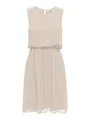 Minikleid "ONLSTINNA LIFE SL DETAIL DRESS WVN", Gr. XS (34) - N-Gr, Pumice Stone N-Gr