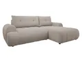 Mirjan24 Ecksofa Fliog mit Bettkasten, 3 Sitzer L-Form Sofa mit Schlaffunktion, Eckcouch für Wohnzimmer, Couch mit Bettfunktion (Velo 623, Seite: Rechts)