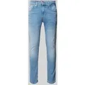 Tommy Jeans Slim Fit Jeans im 5-Pocket-Design Modell 'AUSTIN' in Hellblau, Größe 32/32