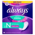 always Slipeinlagen Daily Fresh Normal, 56 St.