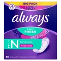 always Slipeinlagen Daily Fresh Normal mit Duft 56 St. 8006540689158